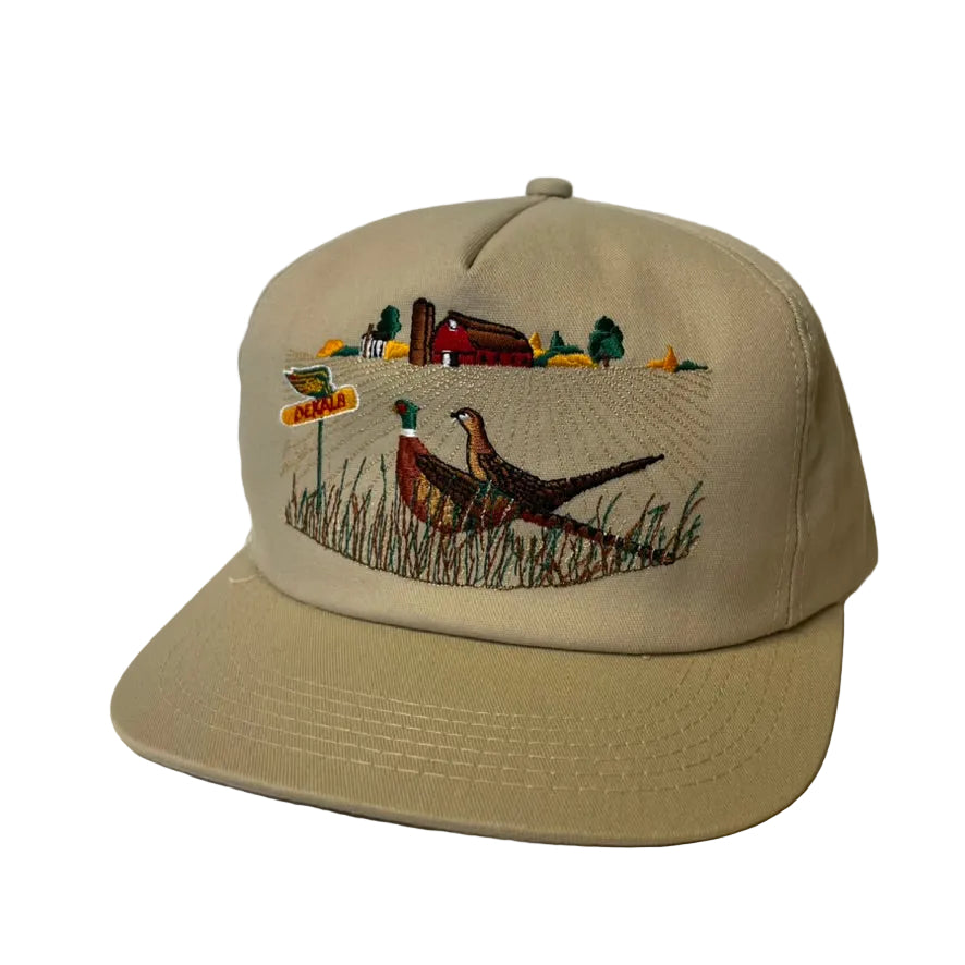 Vintage Dekalb Pheasant Snapback Hat