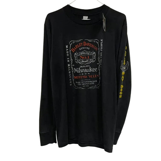 Vintage Harley Davidson x Jack Daniels Long Sleeve Shirt L