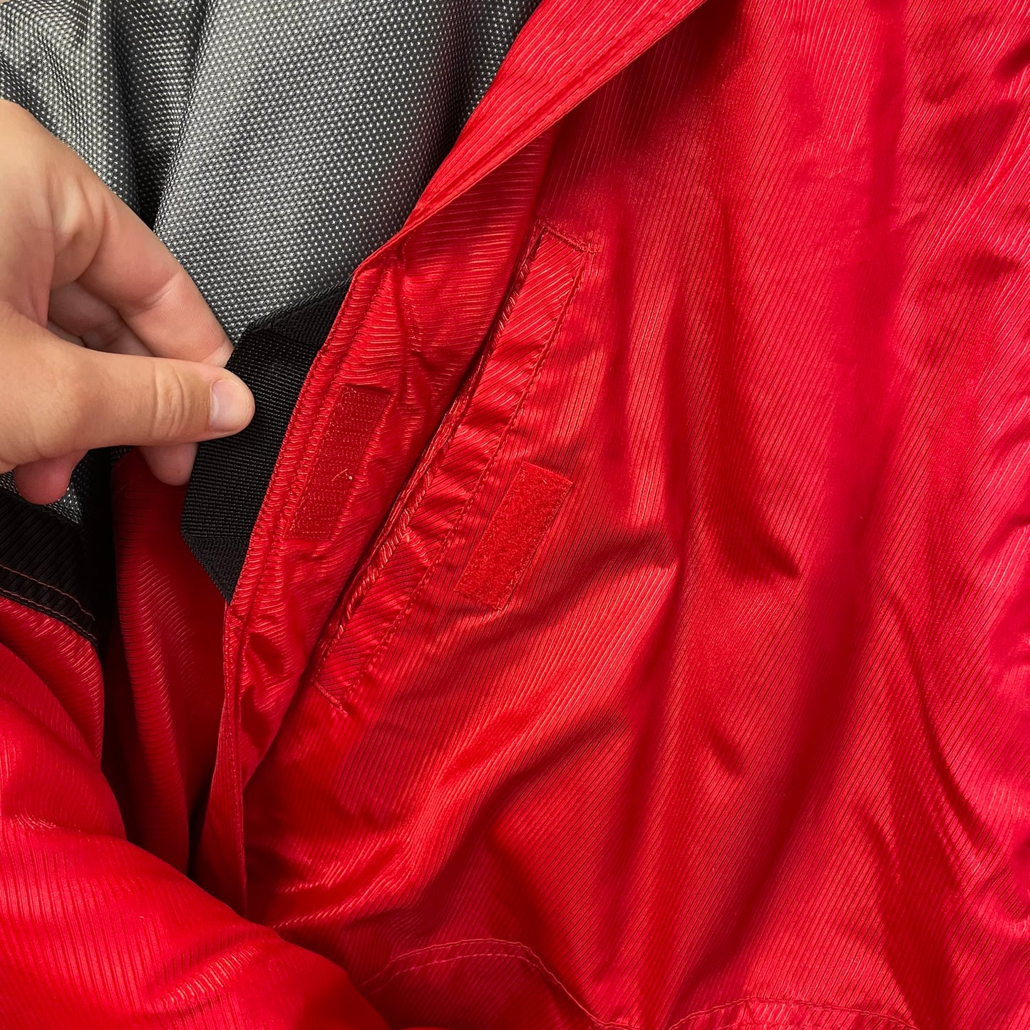 Vintage Nebraska Huskers STARTER Quarter Zip Puffer Jacket L