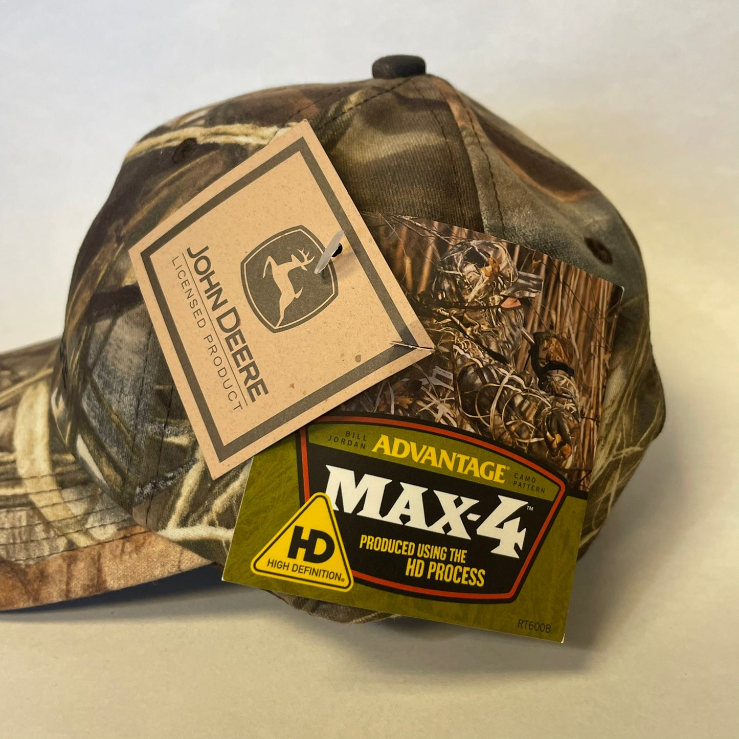 Vintage John Deere Camo Snapback Hat NWT