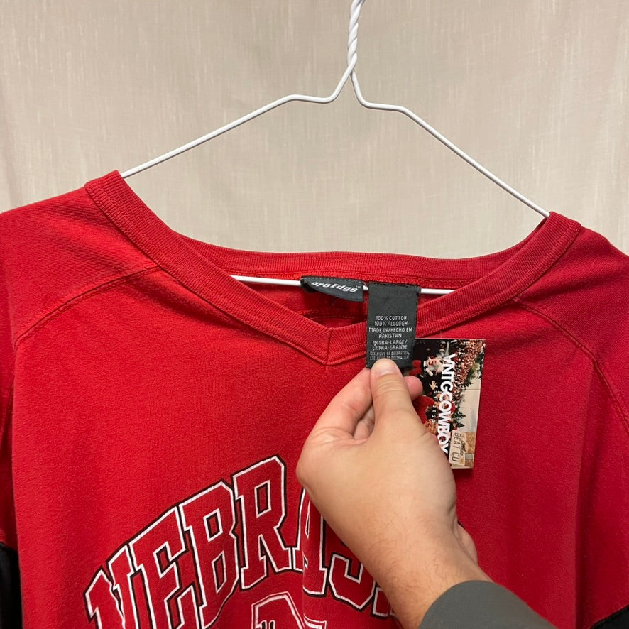 Vintage Nebraska Huskers 3/4 Shirt XL