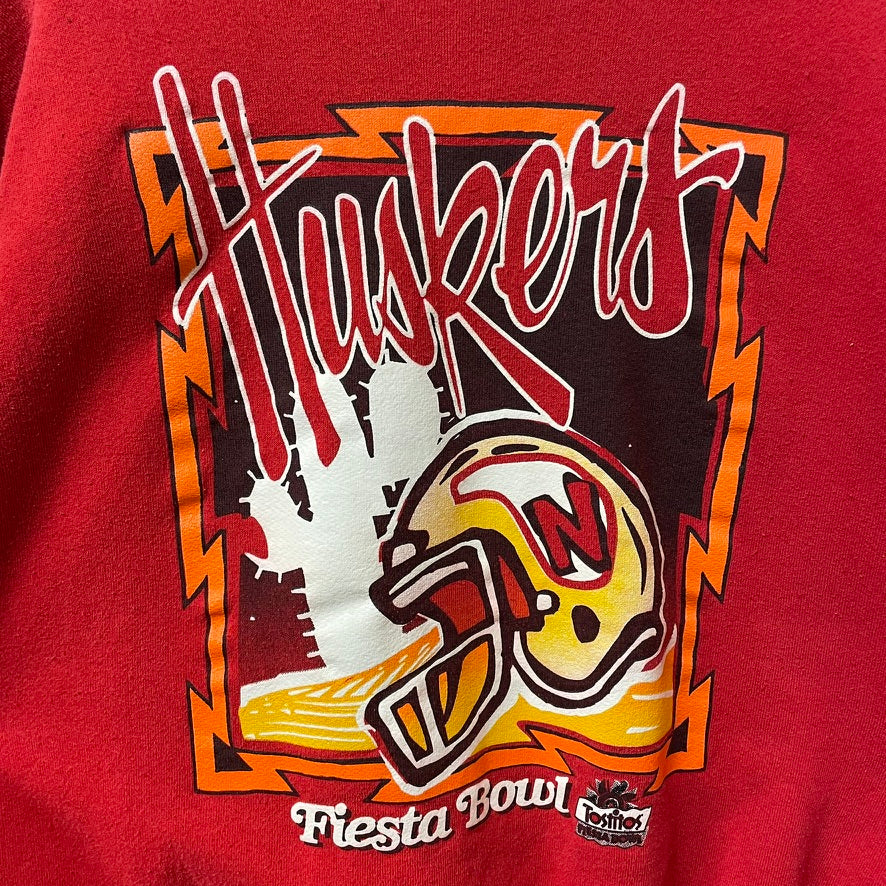 Vintage Nebraska Huskers Tostitos Fiesta Bowl Crewneck L