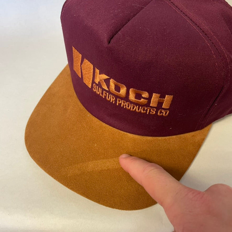Vintage Koch Sulfur Products Strapback Hat