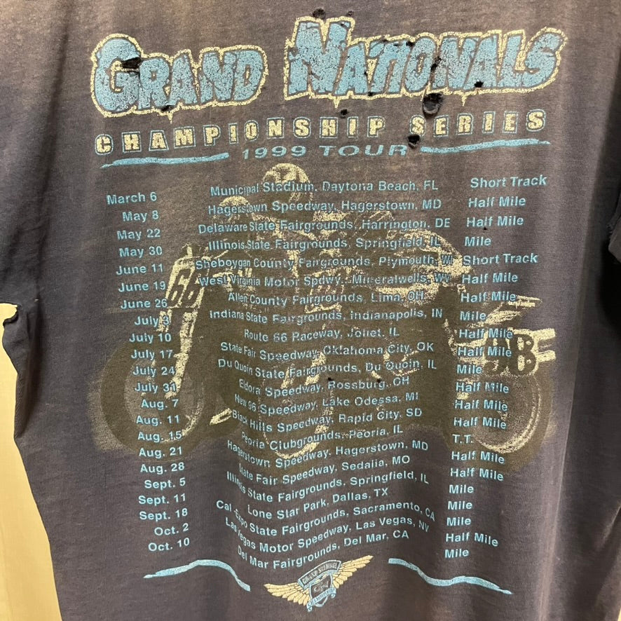 Vintage Indy Mile Grand Nationals Championship Series 1999 Tour Shirt L