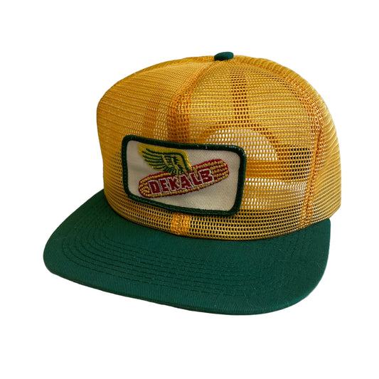 Vintage Dekalb K-Brand Mesh Snapback Trucker Hat