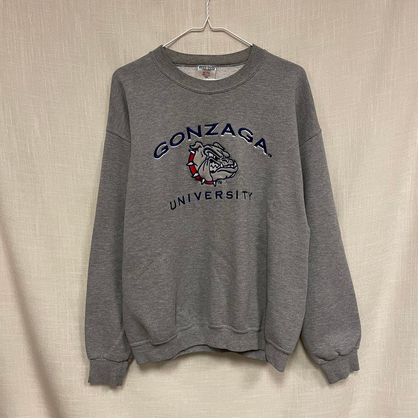 Vintage Gonzaga Bulldogs Crewneck L