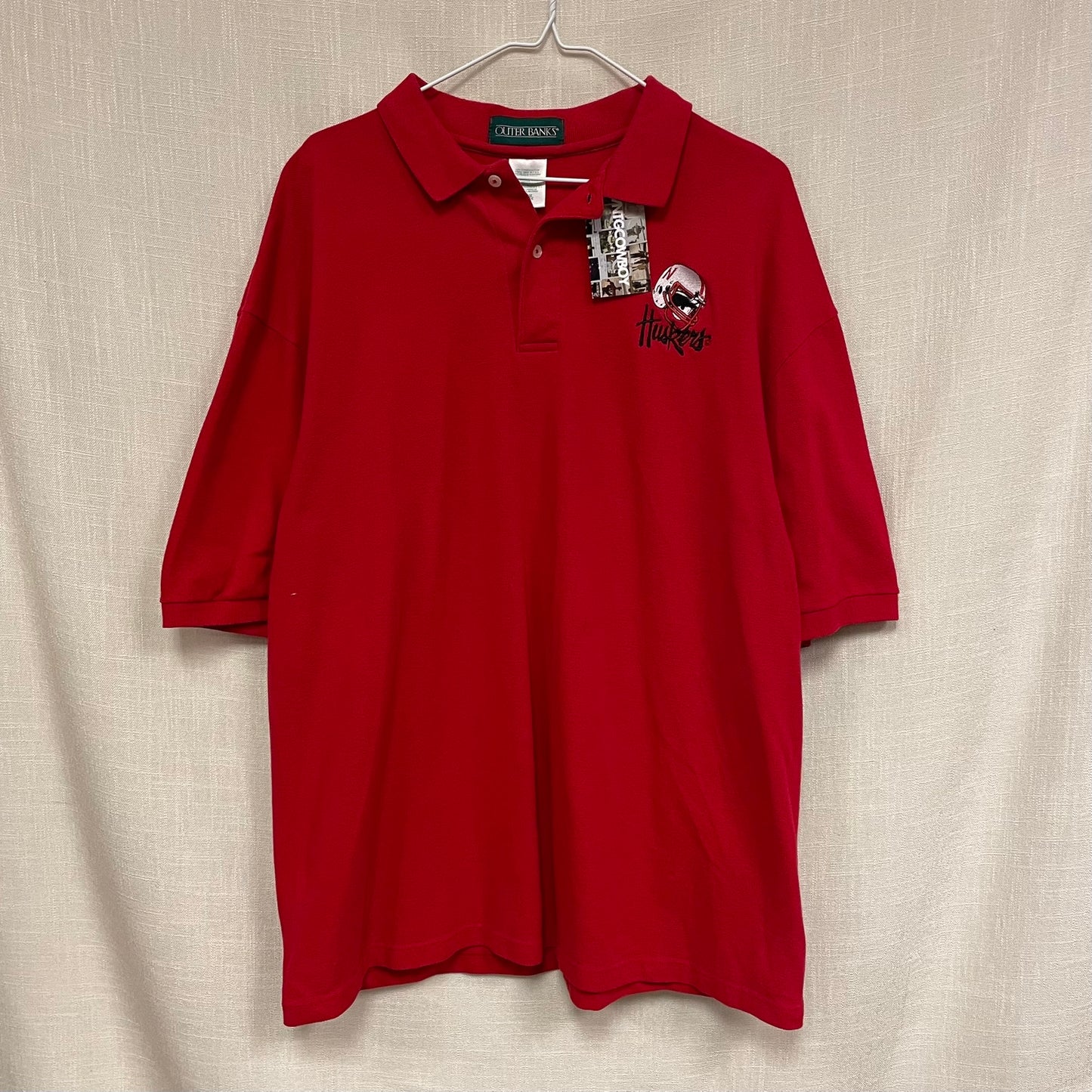 Vintage Nebraska Huskers Polo Shirt XL