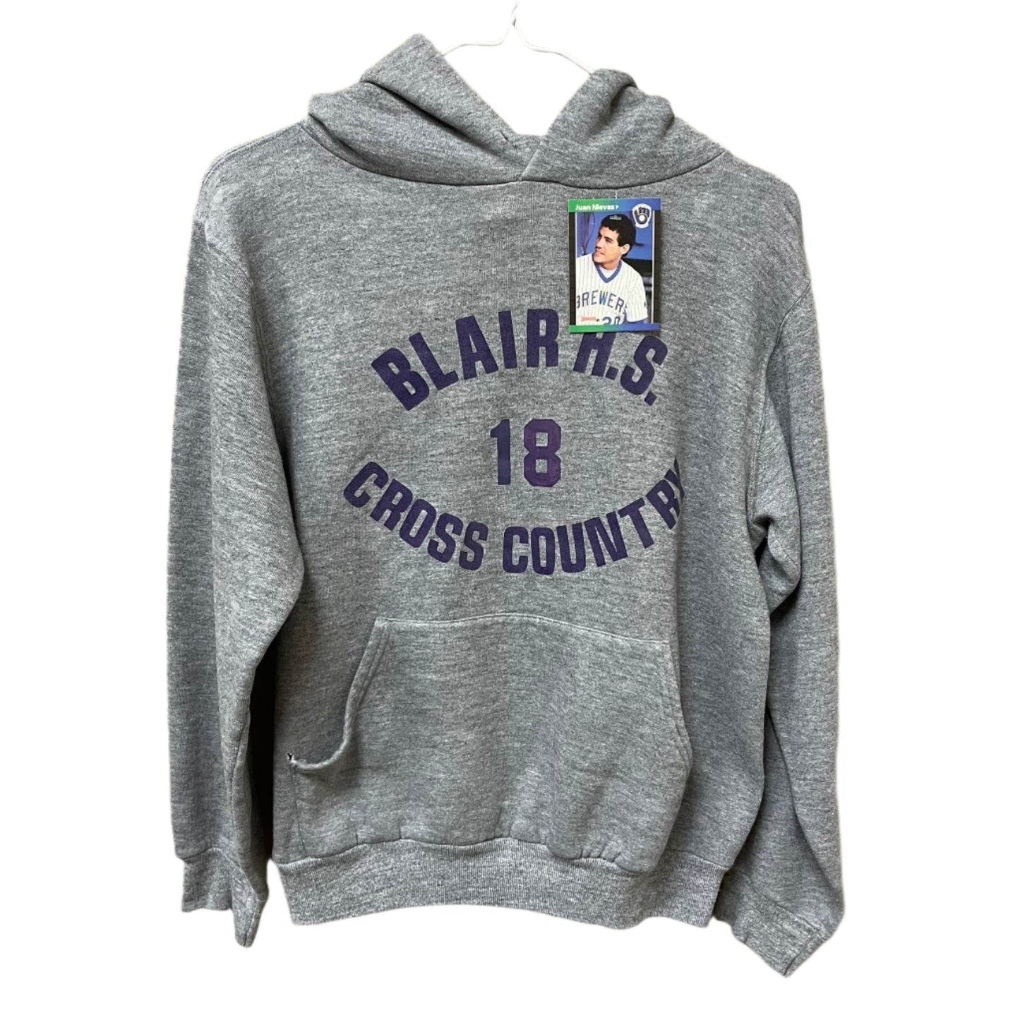 Vintage Russell Athletic Blair HS Cross Country #18 Hoodie S