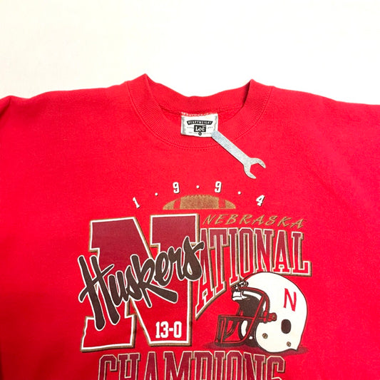 Vintage Nebraska Huskers 1994 National Champions LEE Crewneck XL