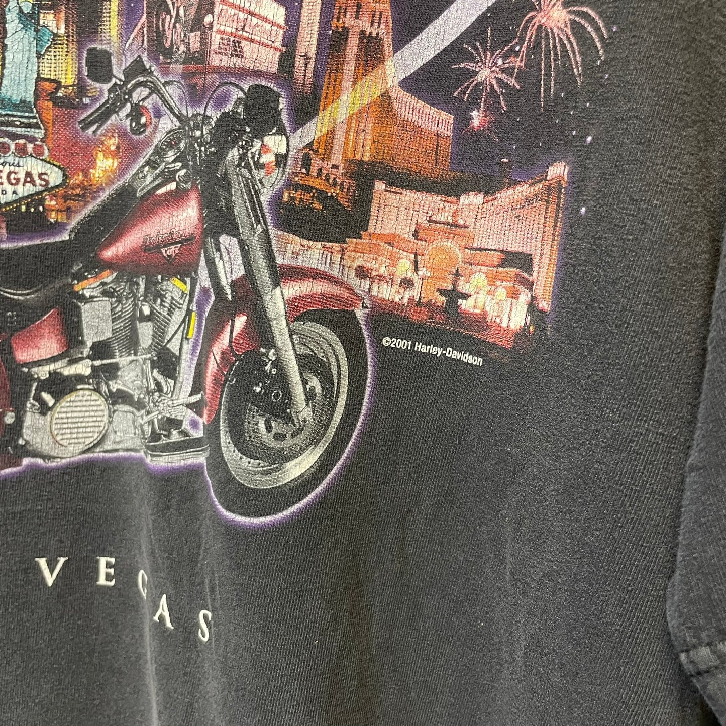 Vintage Harley Davidson Cafe Las Vegas Shirt XXL
