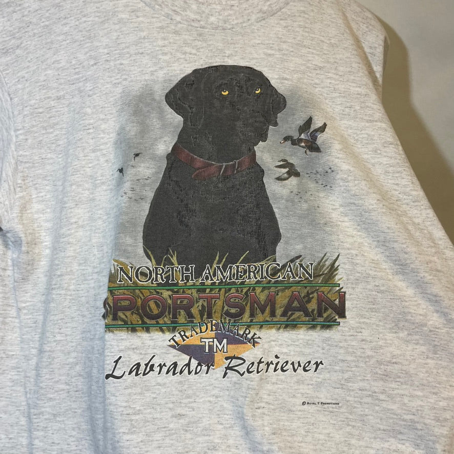 Vintage North American Sportsman Labrador Retriever Shirt L