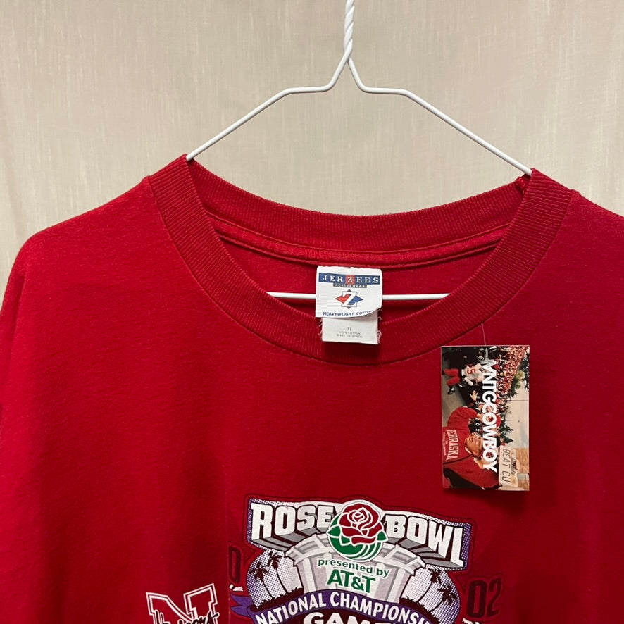 Vintage Nebraska Huskers 2002 Rose Bowl Shirt XL