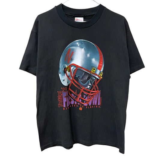 Vintage Nebraska Huskers Tostitos Fiesta Bowl 1996 Shirt L