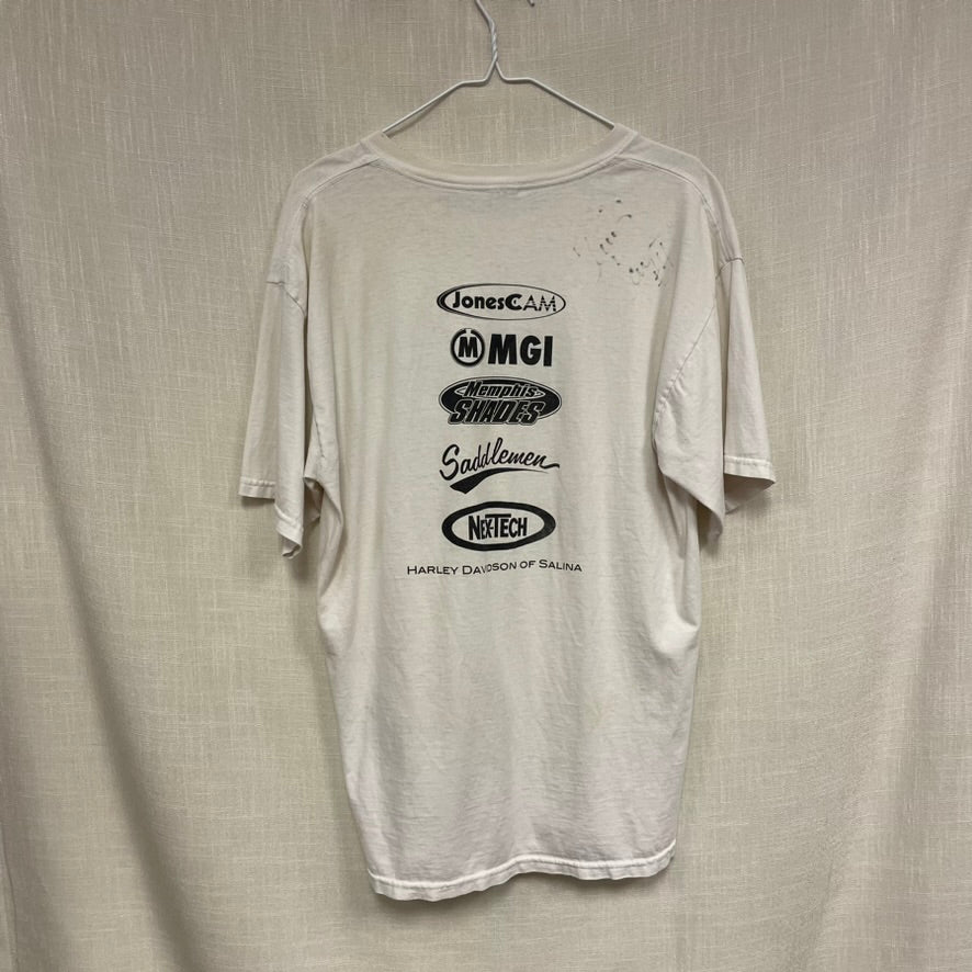 Vintage Flat Track Film Crew Shirt L