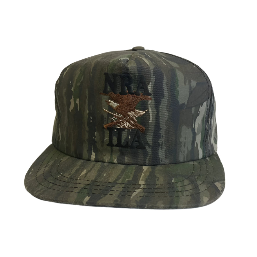 Vintage NRA ILA Camo Snapback Hat