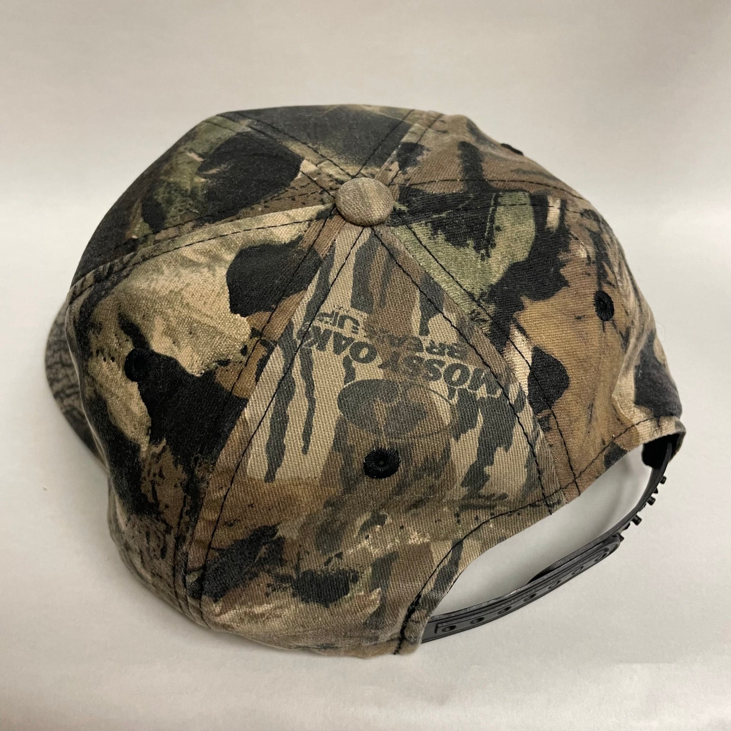 Vintage Nebraska Huskers Mossy Oak Snapback Hat