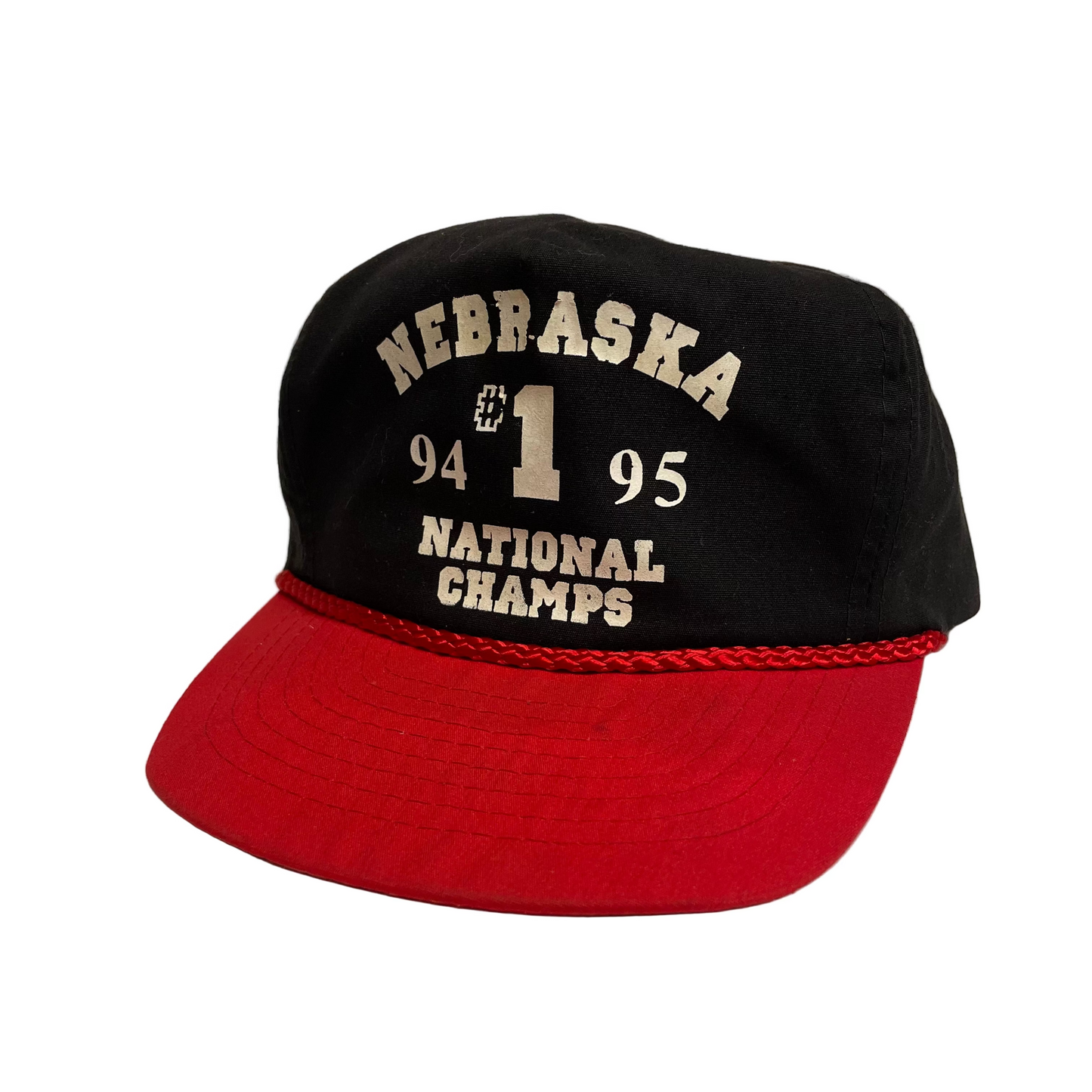 Vintage Nebraska Huskers 1995 National Champs Snapback Hat