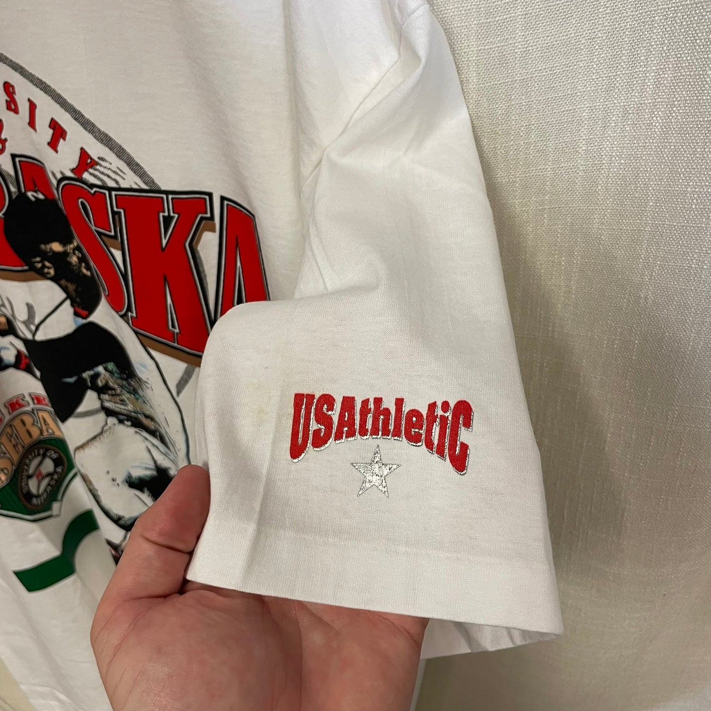 Vintage Nebraska Huskers Baseball Shirt XL