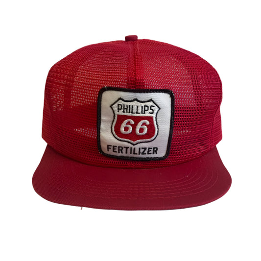 Vintage Phillips 66 Fertilizer Snapback Hat