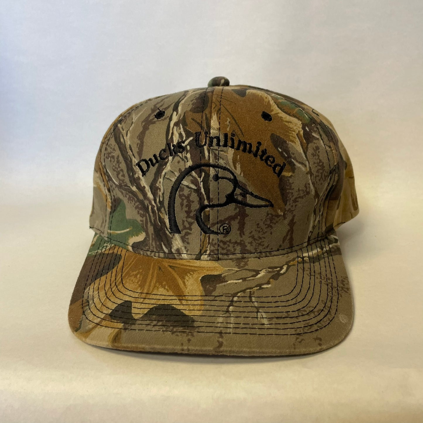 Vintage Ducks Unlimited Camo Strapback Hat