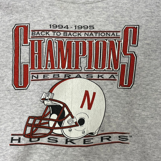 Vintage Nebraska Huskers National Champions Crewneck S