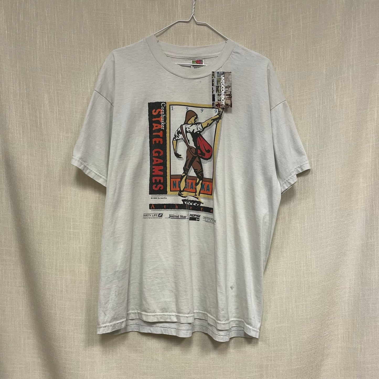 Vintage Nebraska 1999 State Games Shirt XL