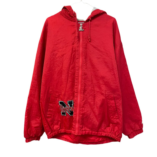 Vintage Nebraska Huskers Windbreaker Jacket L