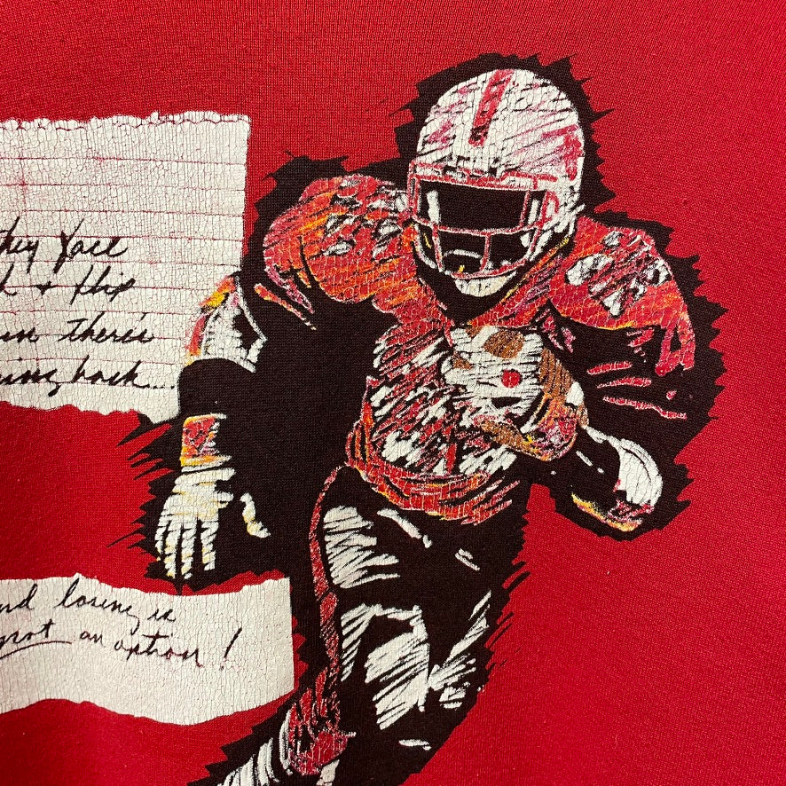 Vintage Nebraska Huskers Football Crewneck XL
