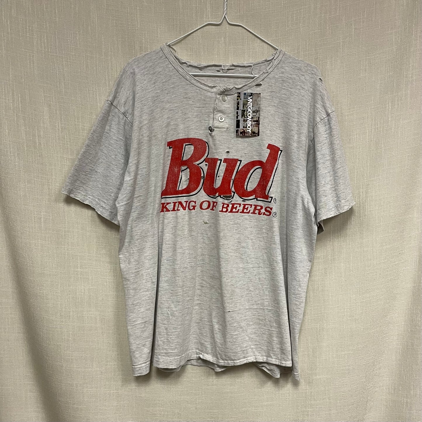 Vintage Bud King of Beers Shirt XL