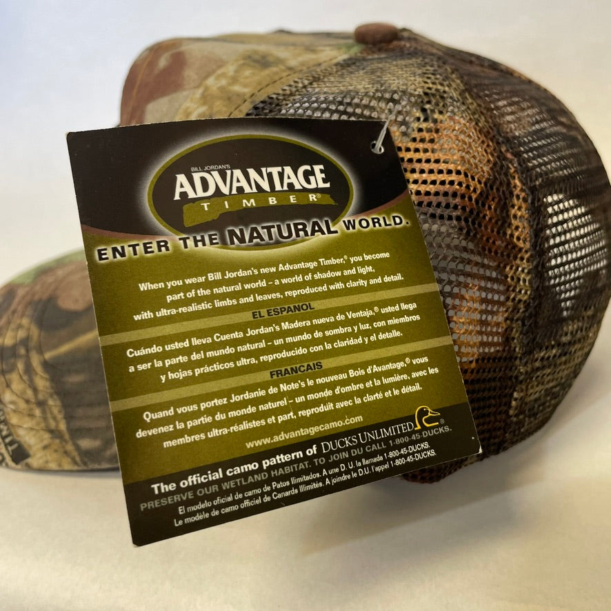 Vintage Pioneer Camo Snapback Trucker Hat NWT