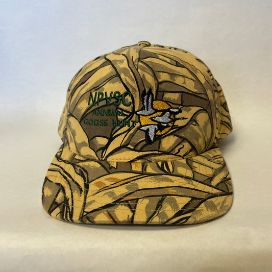Vintage NPVSC Annual Goose Hunt Camo Snapback Hat
