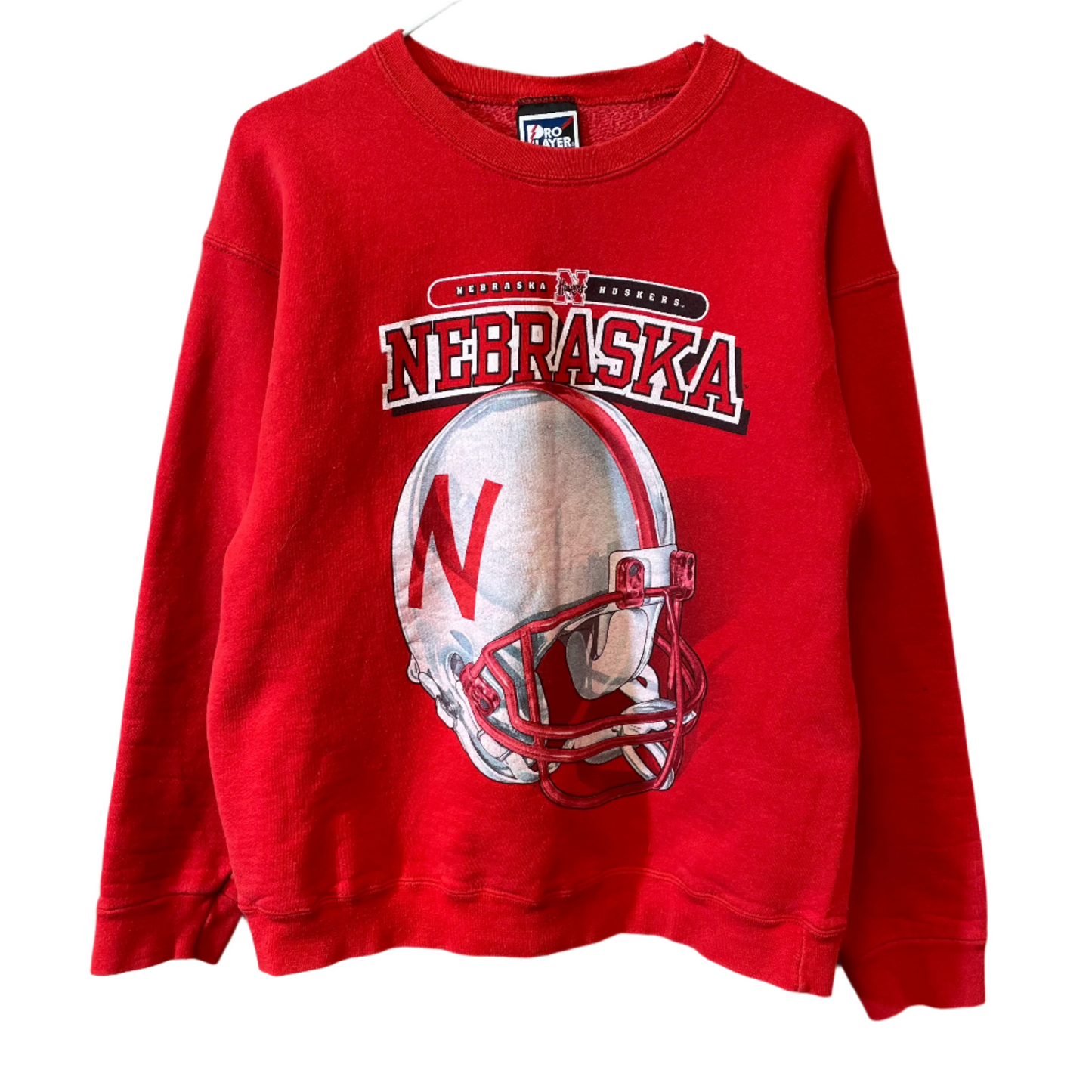 Vintage Nebraska Huskers Helmet Crewneck S