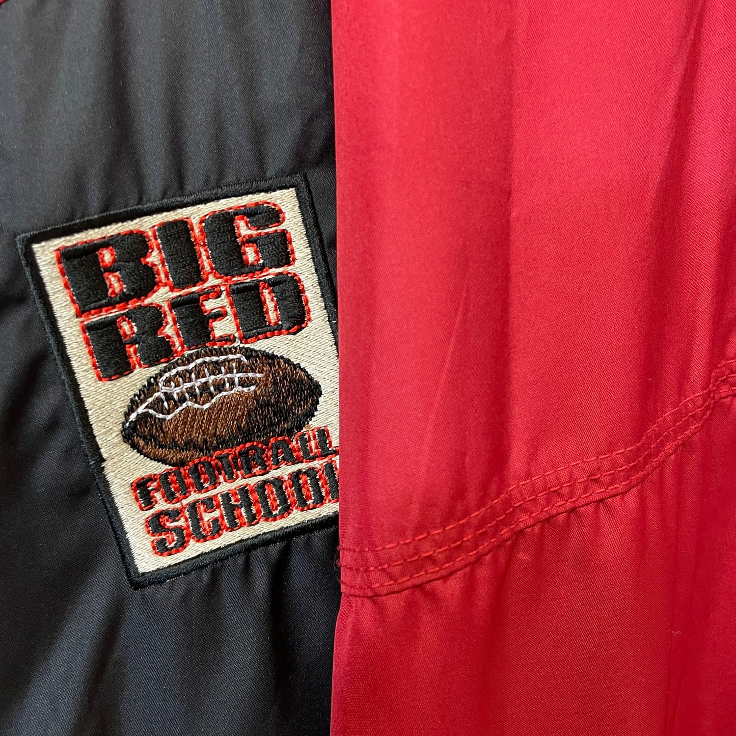 Vintage Nebraska Huskers Tom Osborne Adidas Windbreaker Jacket XL
