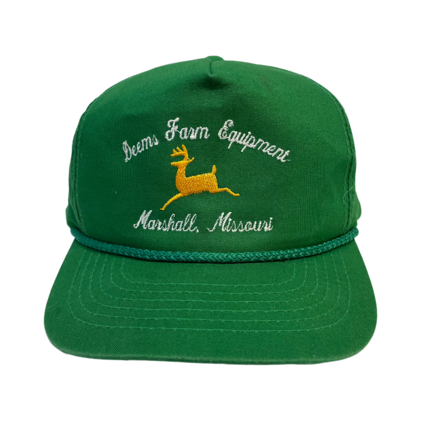 Vintage John Deere Deems Farm Equipment Marshall Missouri Snapback