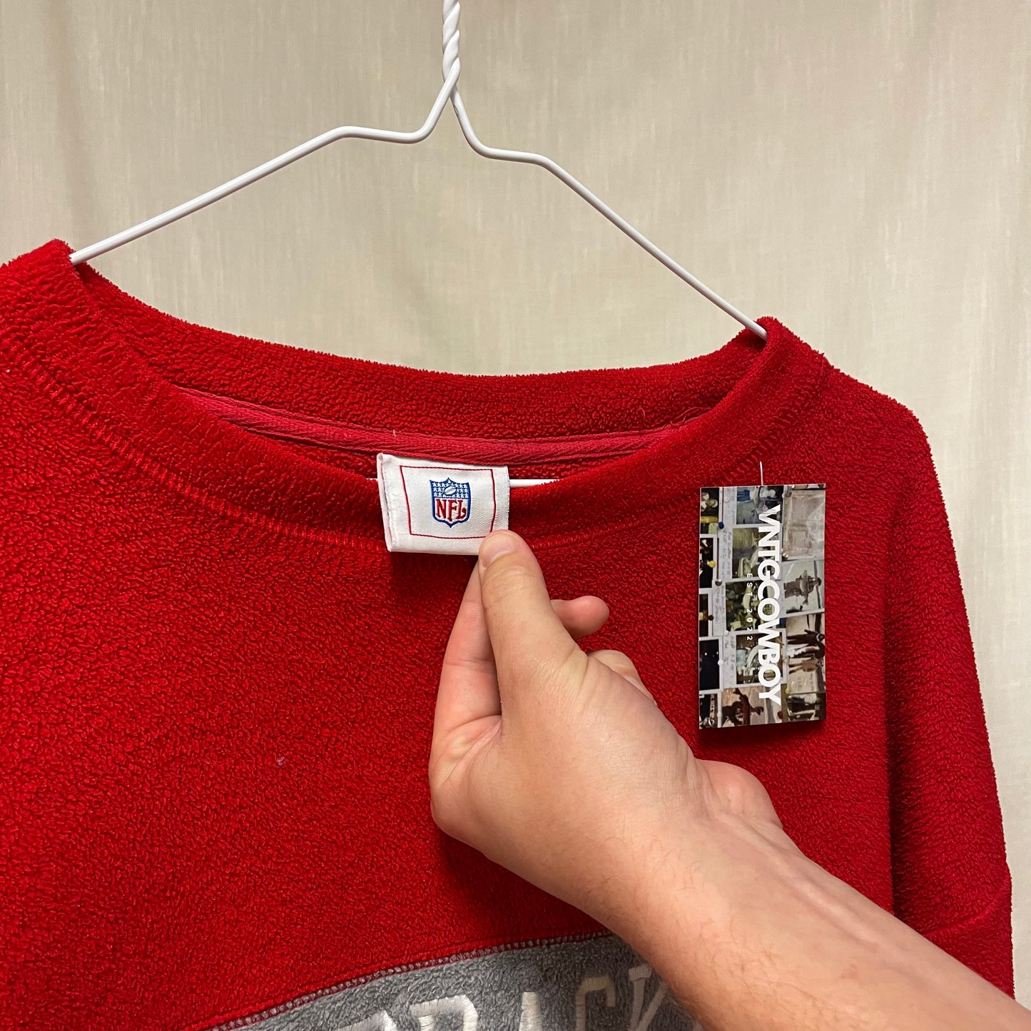 Vintage Nebraska Huskers Fleece Crewneck XL