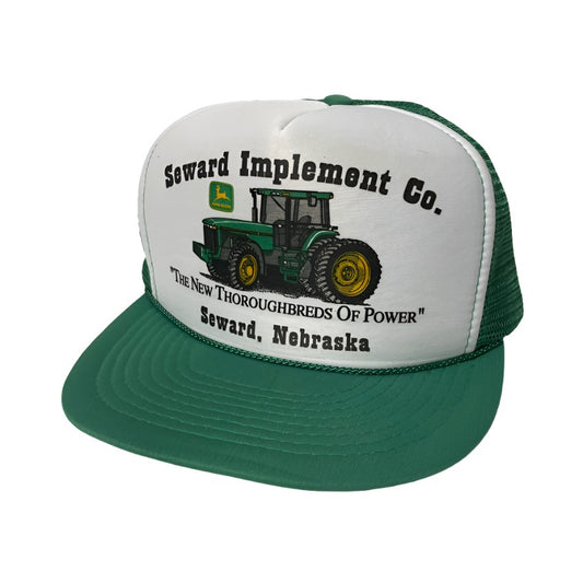Vintage John Deere Seward Implement Company Nebraska Snapback