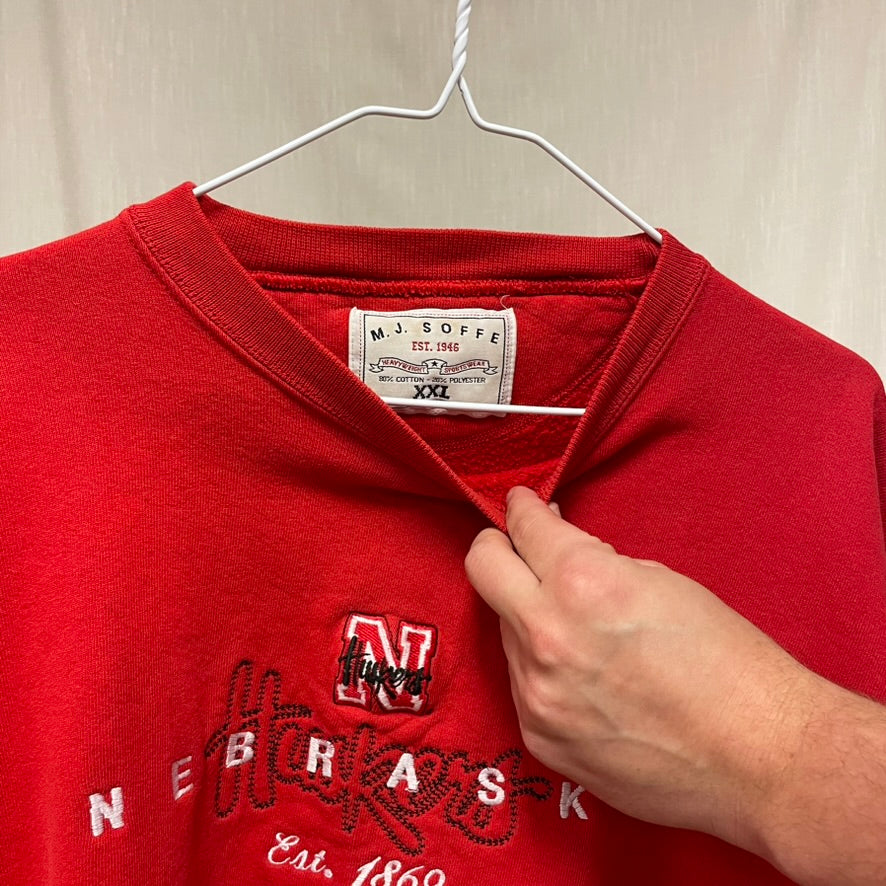 Vintage Nebraska Huskers Crewneck XXL