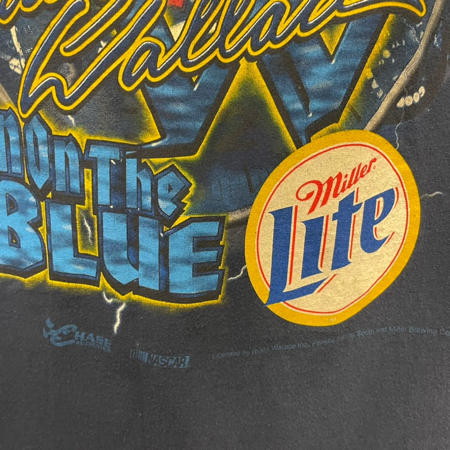 Vintage Rusty Wallace Blue Thunder NASCAR Shirt M