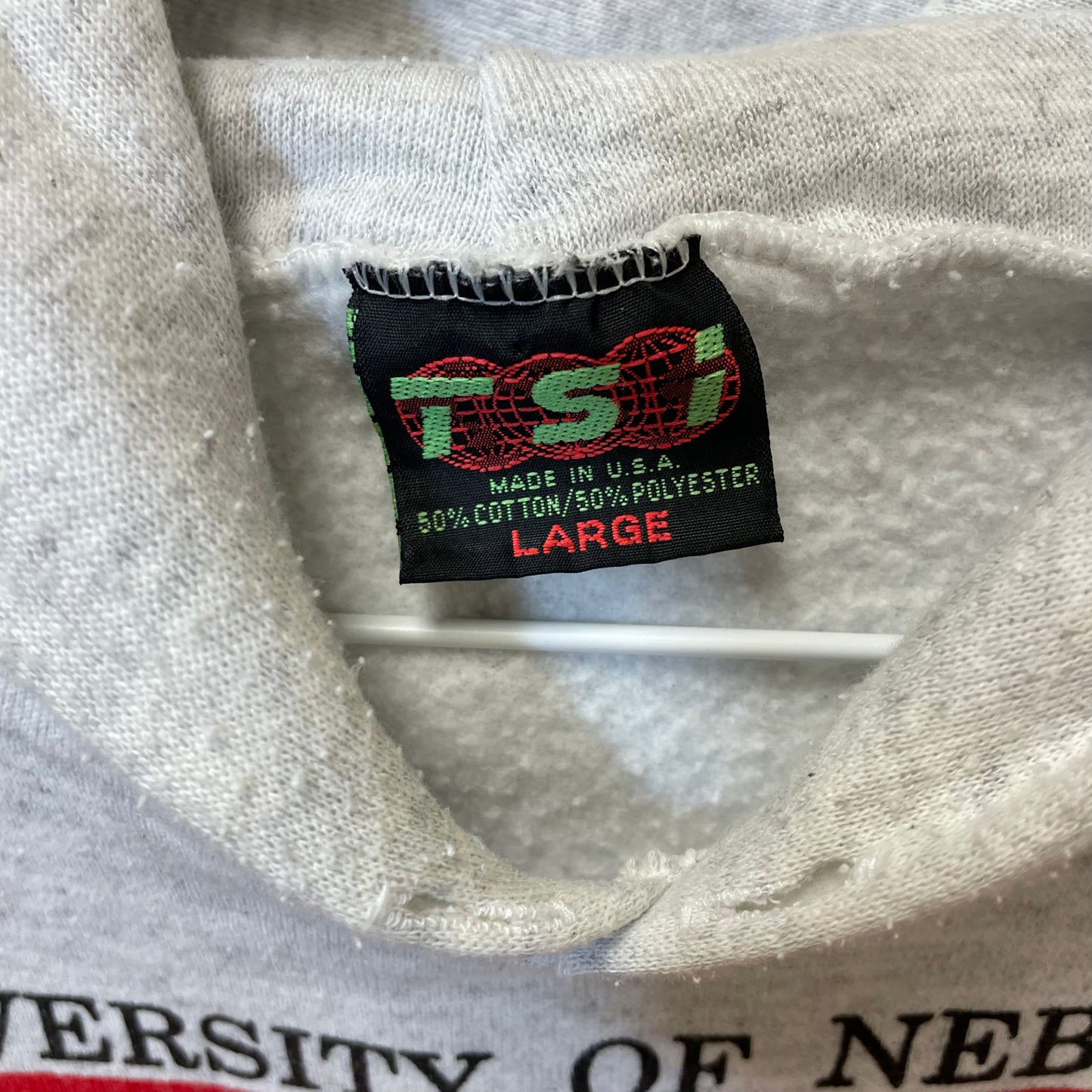 Vintage Nebraska Huskers Hoodie L