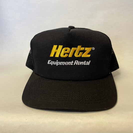 Vintage Hertz Equipment Rental Snapback Trucker Hat