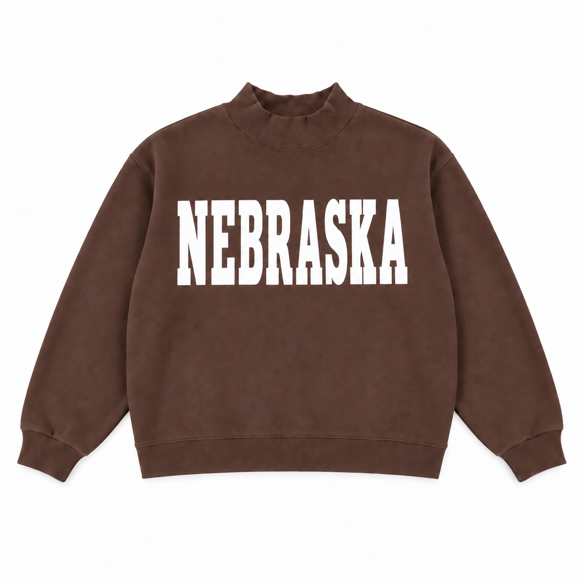 Retro Nebraska Mockneck