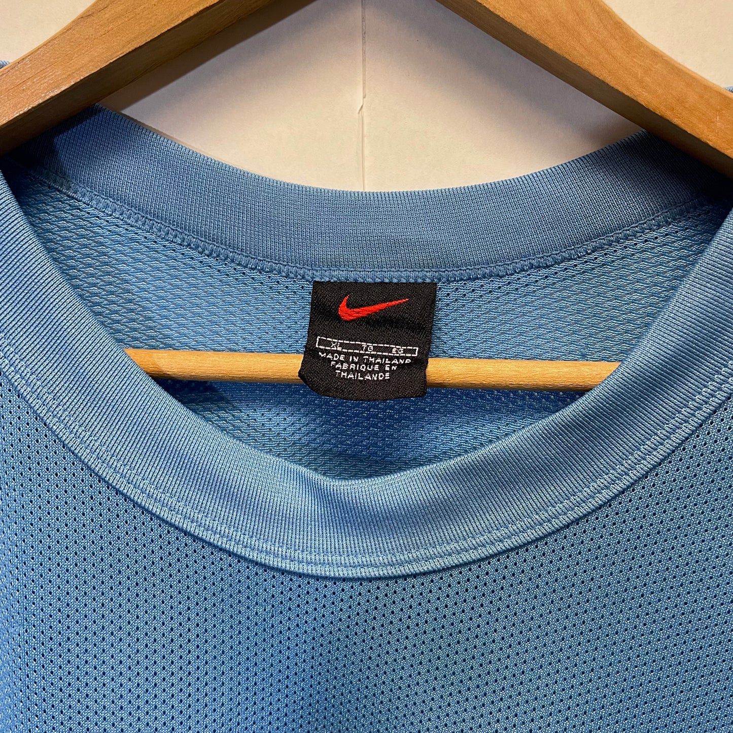 Vintage Nike Small Swoosh Mesh Jersey Shirt XL