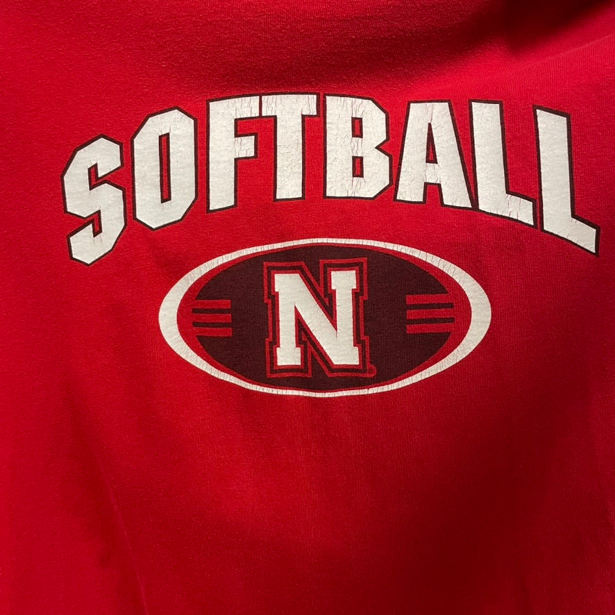 Vintage Nebraska Huskers Softball Shirt M