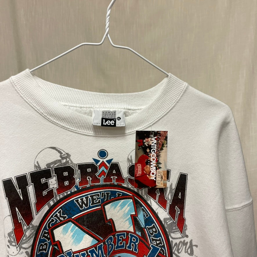 Vintage Nebraska Huskers Crewneck XL