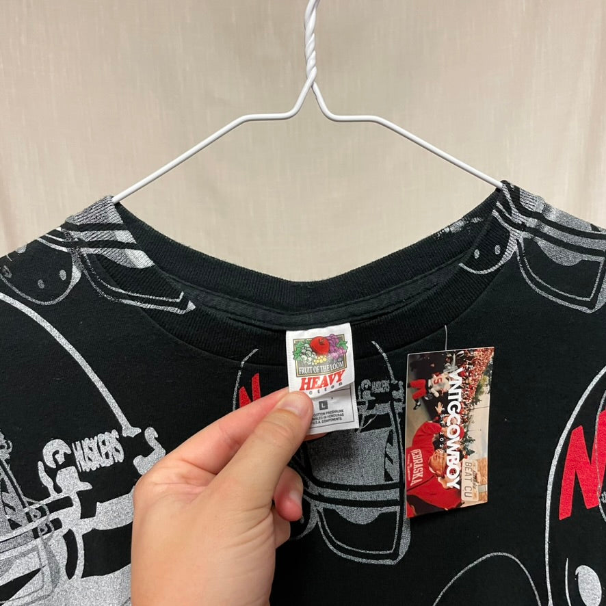 Vintage Nebraska Huskers AOP Shirt L