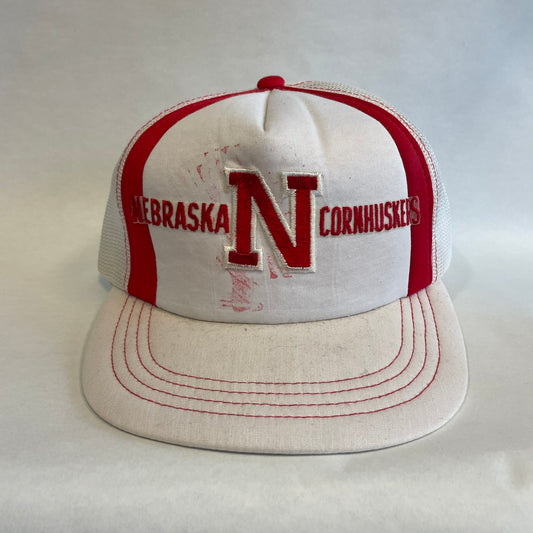 Vintage Nebraska Huskers Snapback Trucker Hat