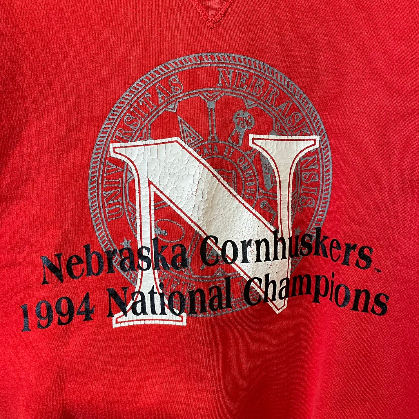 Vintage Nebraska Huskers 1994 National Champions Crewneck S