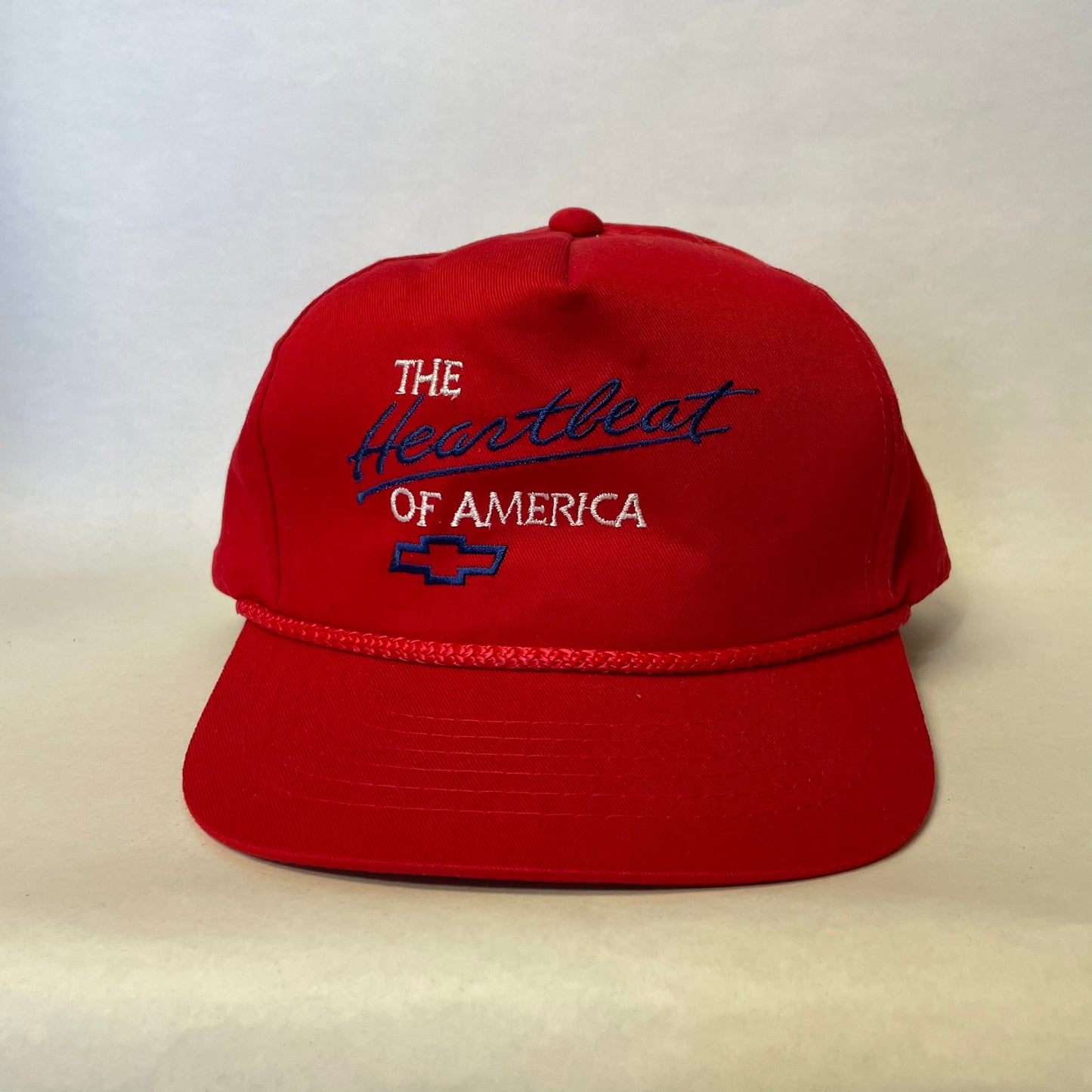 Vintage 'The Heartbeat of America' Chevy Snapback Hat