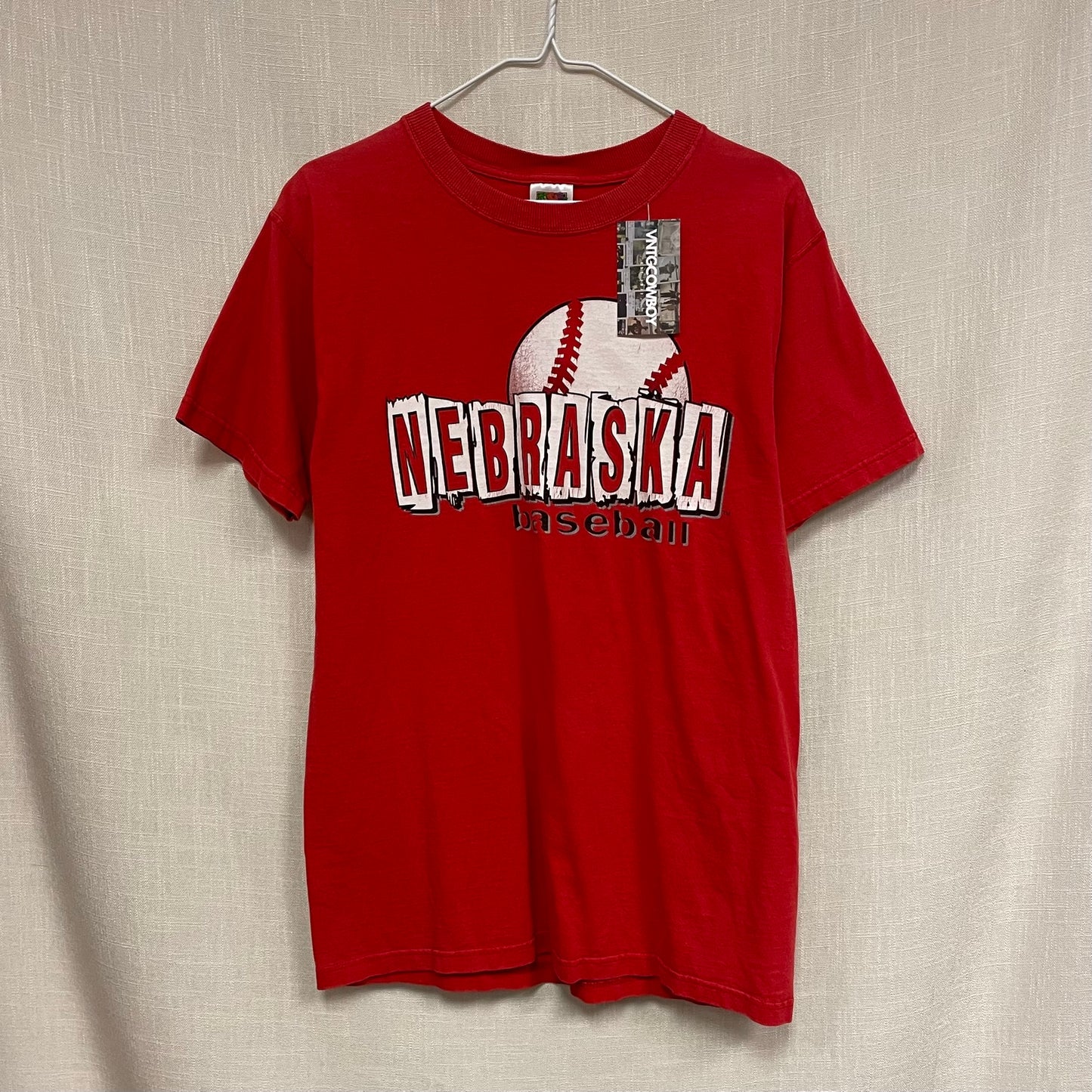 Vintage Nebraska Huskers Baseball Shirt M