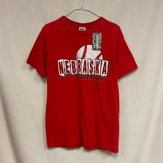 Vintage Nebraska Huskers Baseball Shirt M